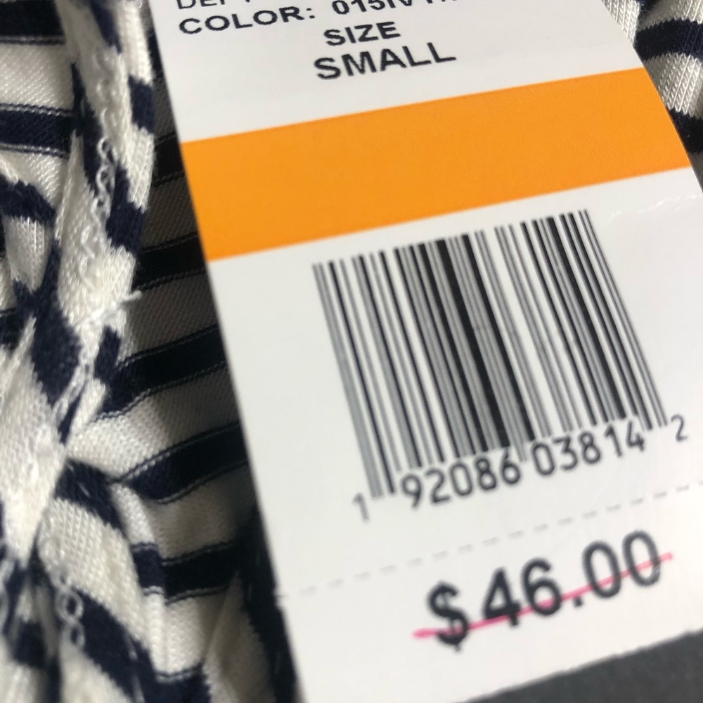 Black and white striped dress NEVER WORN! - Picture 4 of 5